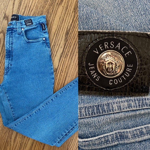 Versace Denim - Versace Vintage High Rise 90’s Flattering Jeans